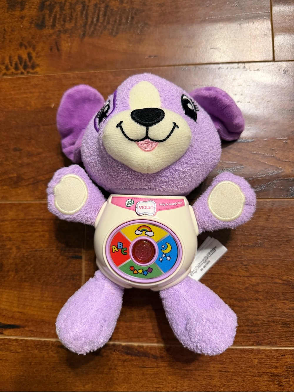 Violet Interactive Plush Puppy - Purple Educational Toy